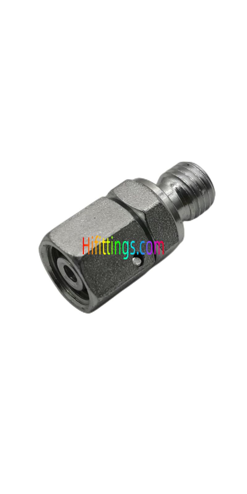 Macho métrico recto con junta imperdible Racores giratorios hembra métricos