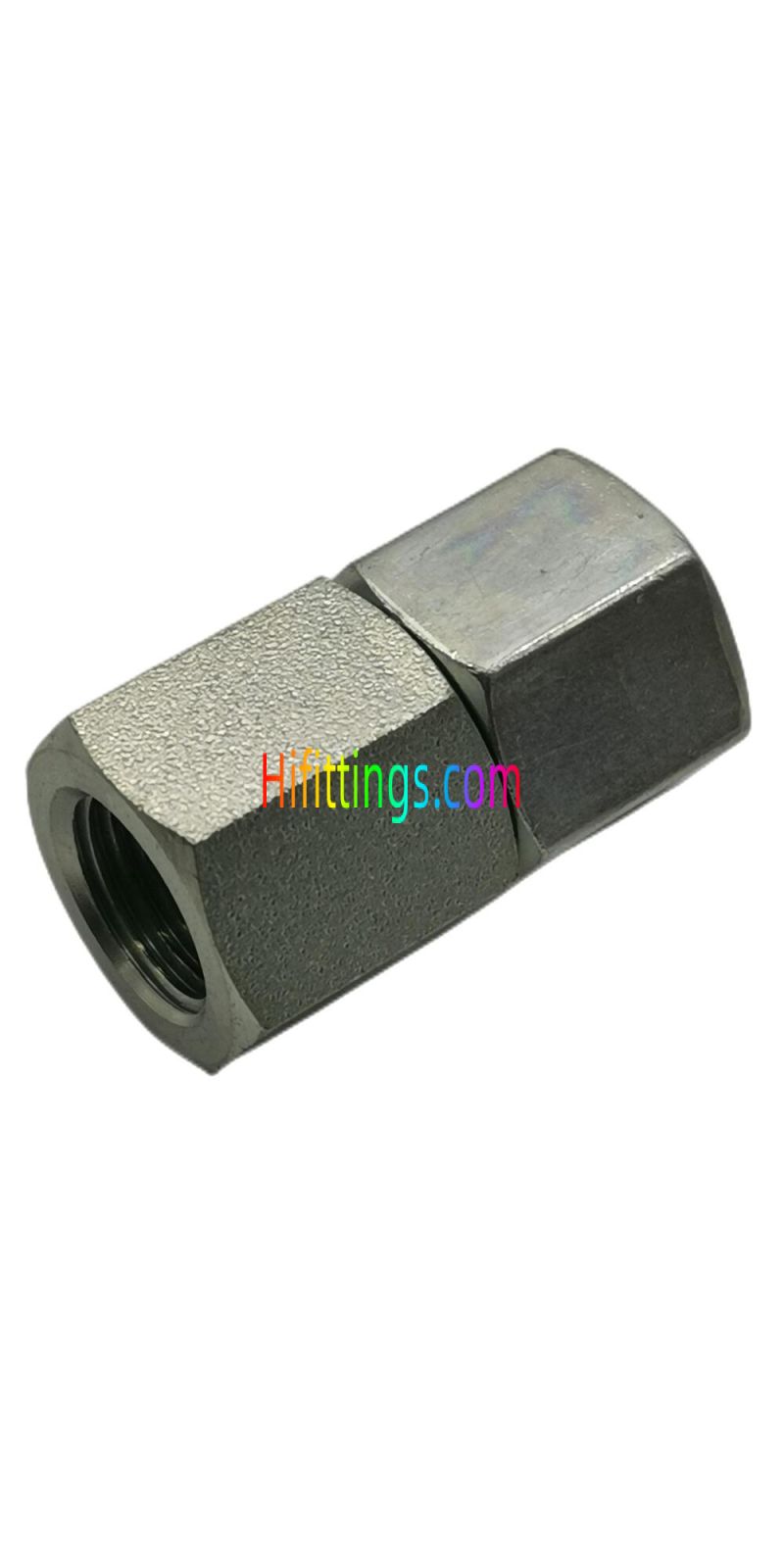Conector recto métrico hembra BSP para manómetro 
