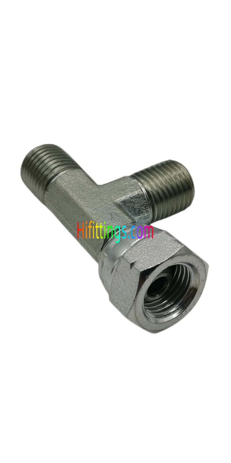 Accesorio hidráulico BSP macho con asiento de 60º y hembra con cono de 60º