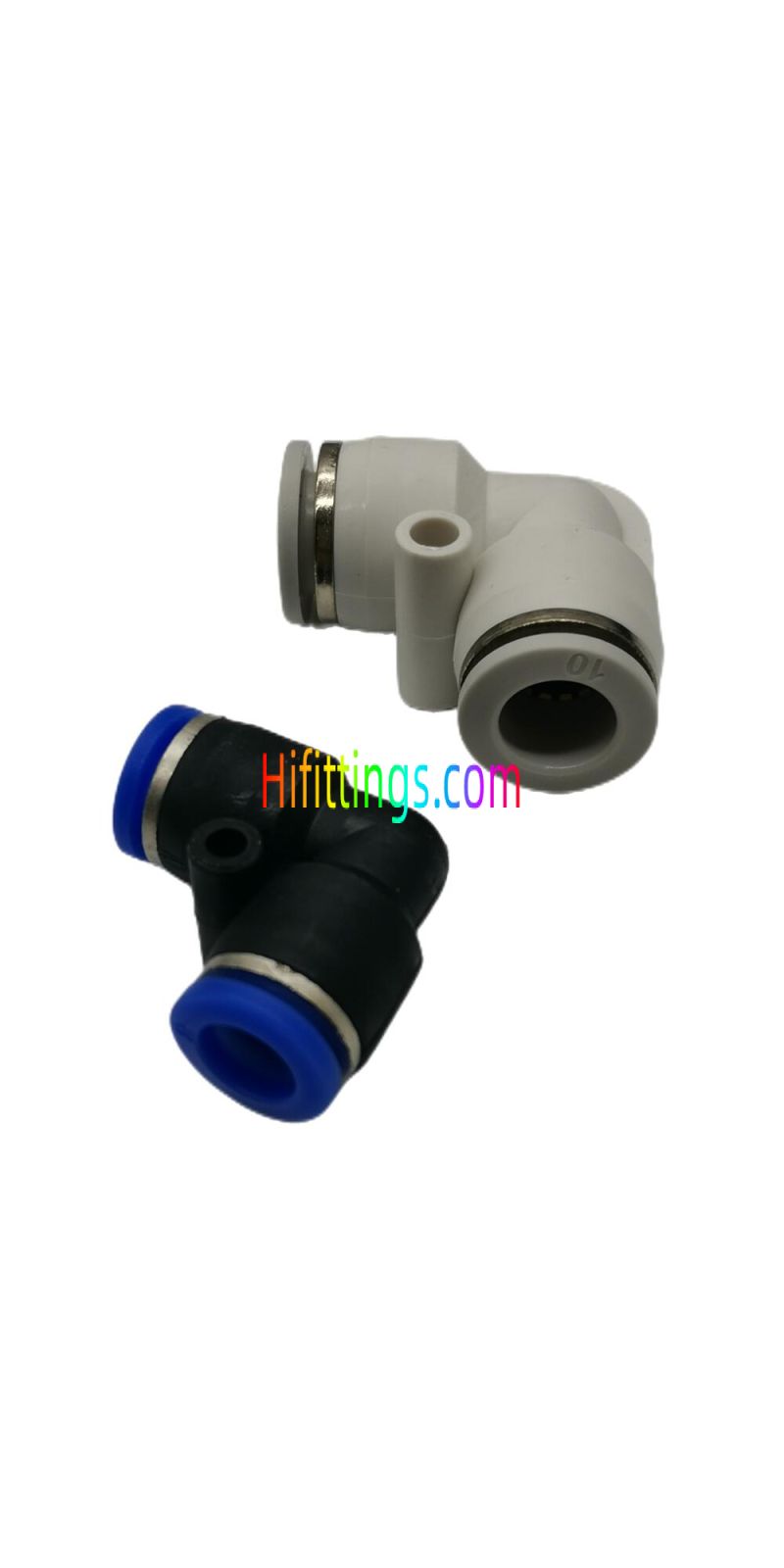 Racor rápido neumático acodado de unión  PV