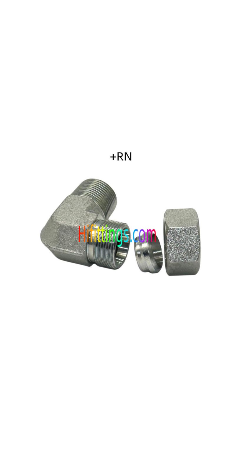 Raccords pour tubes coudés à 90° BSPT mâle / métrique mâle à morsure 1CT9-SP