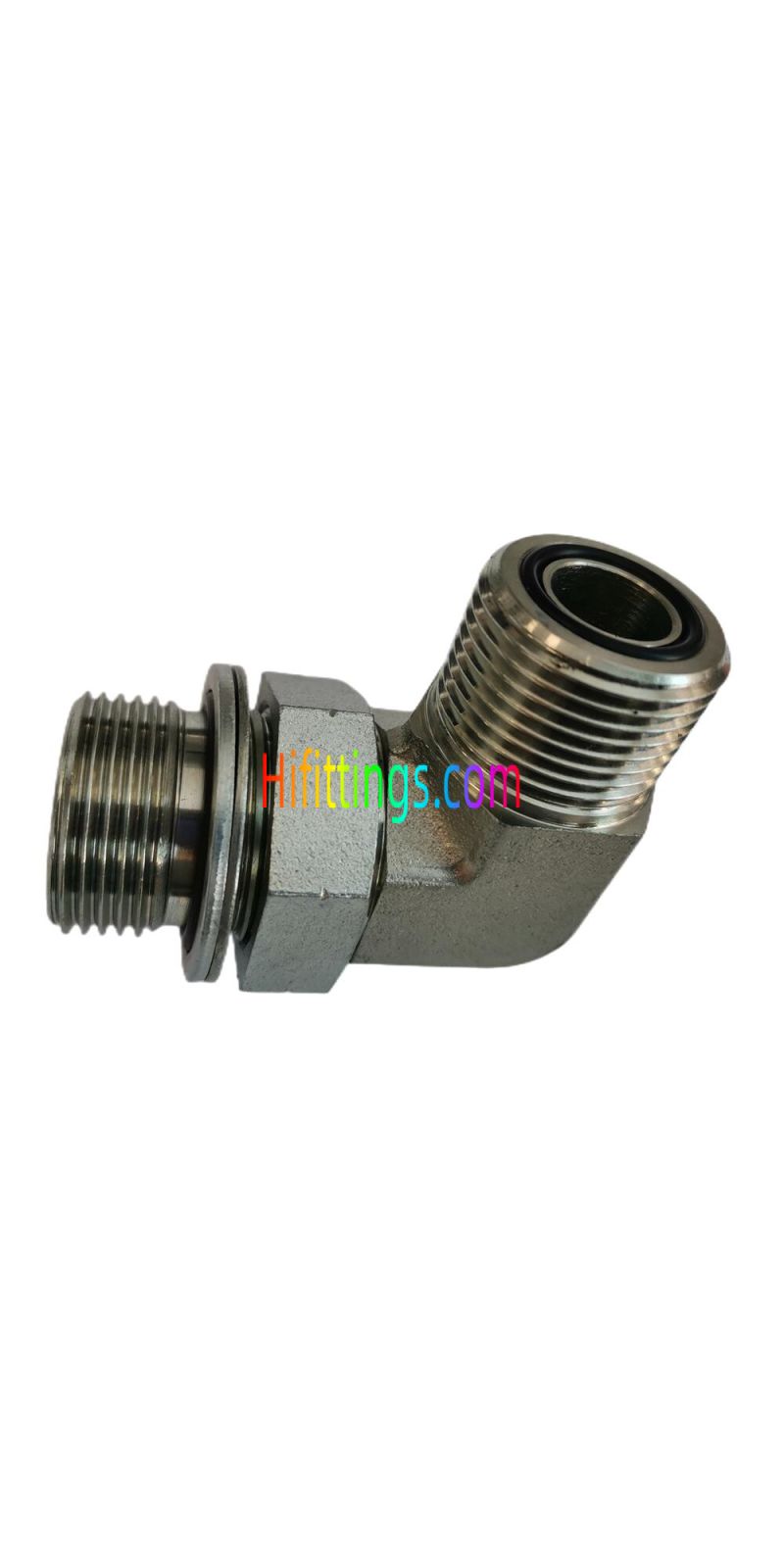 Raccord coudé 90° métrique mâle réglable ORFS mâle à joint torique 1FH9-OG