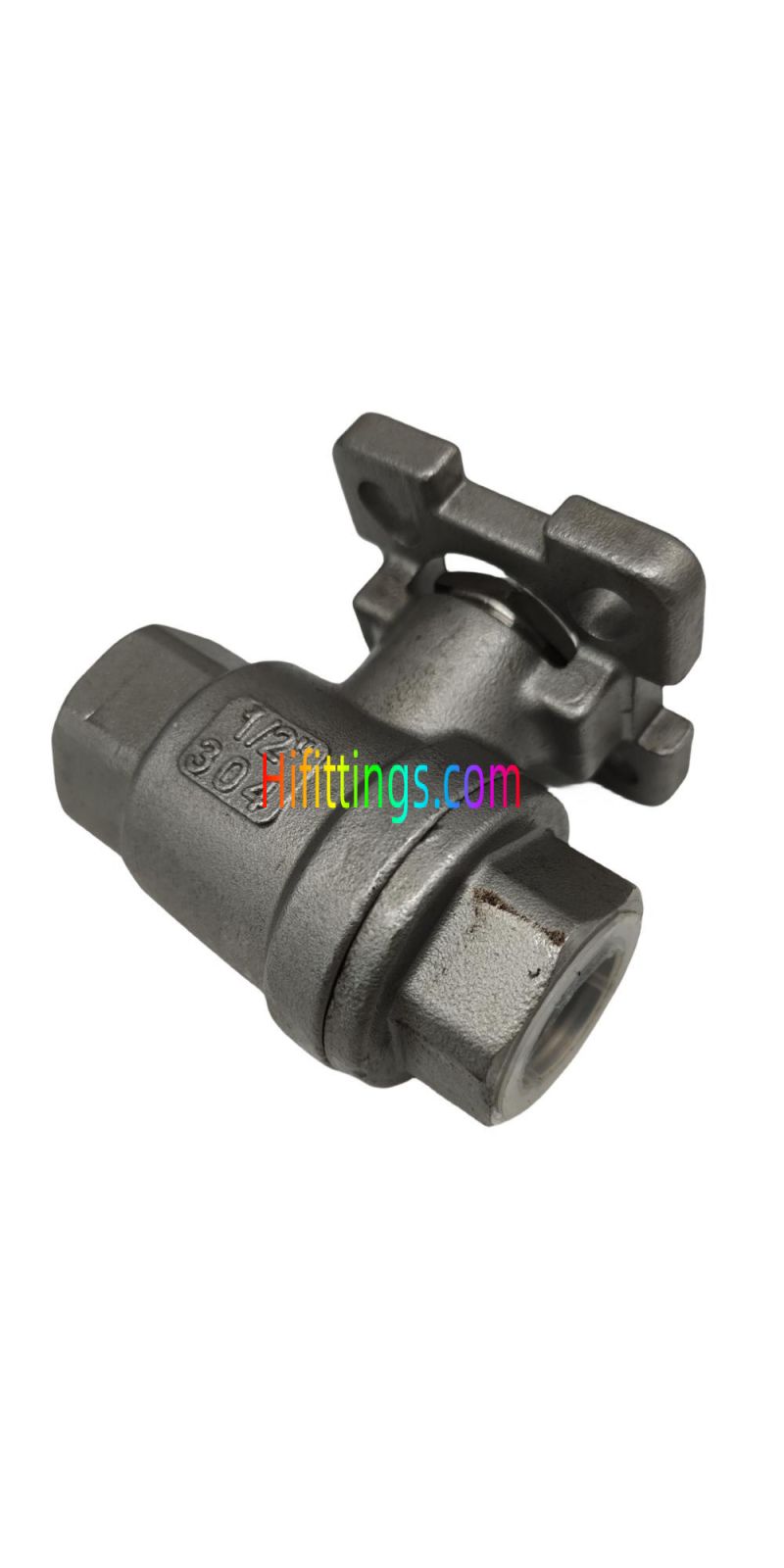 Robinet à bille basse pression à filetage femelle 2PC avec patin de montage