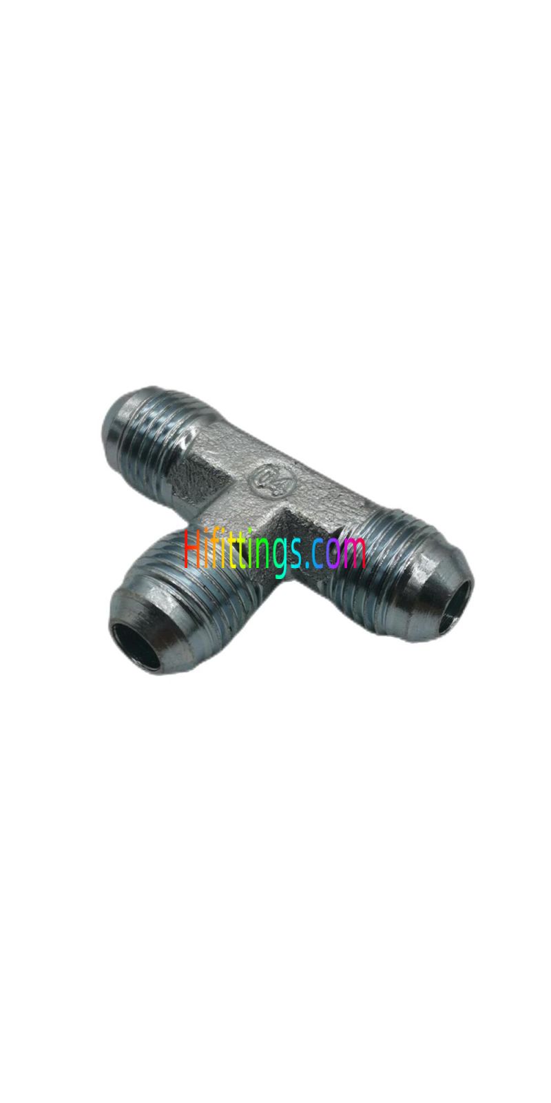 Raccord pour tube hydraulique JIC Male 74° Cone Tee Flared AJ