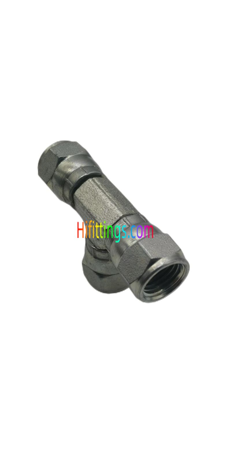  Raccord pour tube pivotant JIC femelle 74° en T évasé DJ