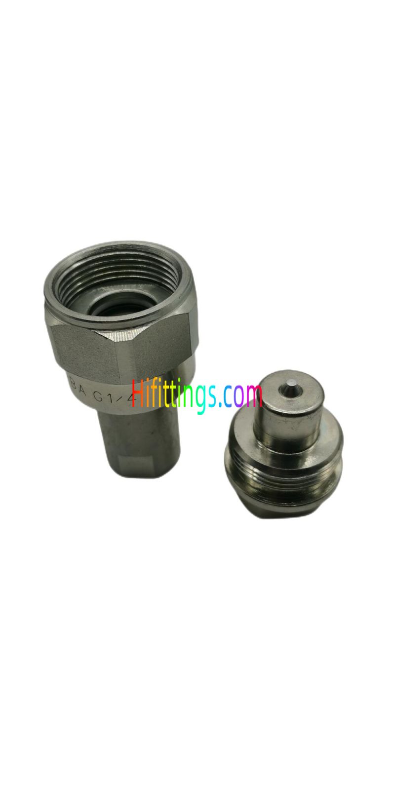 KZE-BA Coupleur rapide hydraulique haute pression à verrouillage fileté 