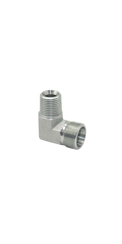 90° Elbow BSPT Male Metric Male Bite Type Tube Fittings 1CT9-SP/1DT9-SP