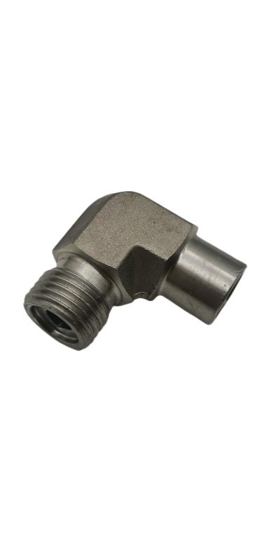 90° Elbow Metric Male O-Ring Face Seal Butt-Weld Tube Fittings 1EW9