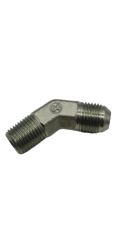 45° Elbow BSPT Male JIC Male 74° Cone Flared Tube Fittings 1JT4-SP