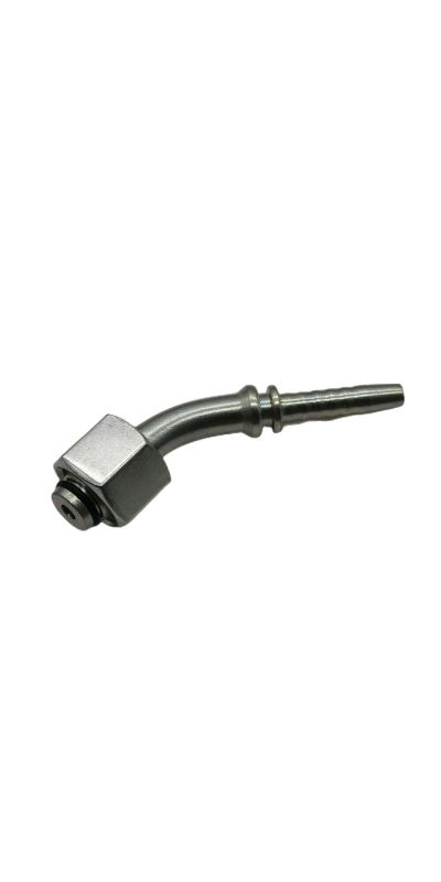 45° Elbow Metric Female 24° Cone With O-Ring Swivel Light Series Swaged Hose Fitting 20441