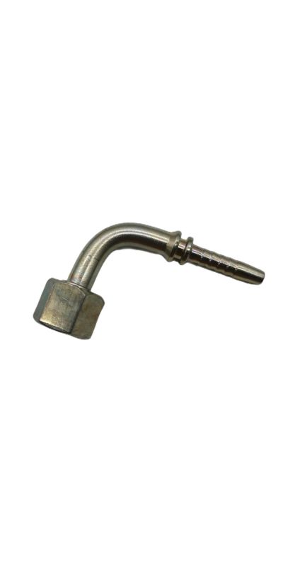 90° Elbow Metric Female 24° Cone With O-Ring Swivel Heavy Series Swaged Hose Fitting 20591