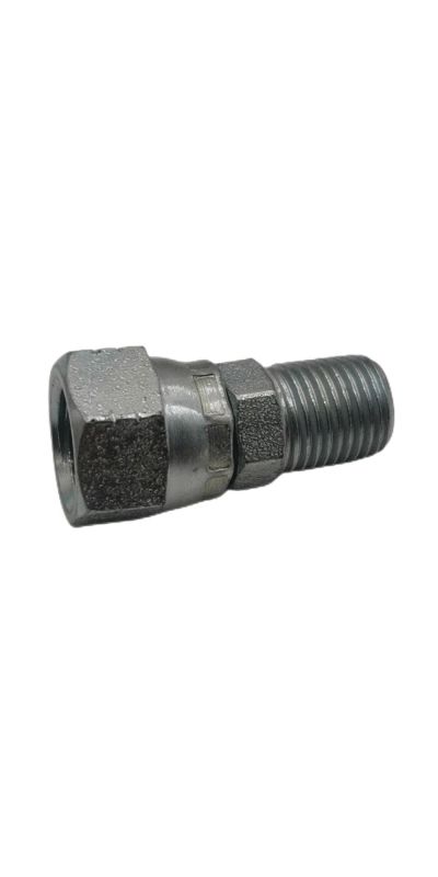 Straight BSPT Male JIC Female 74° Seat Flared Swivel Tube Fittings