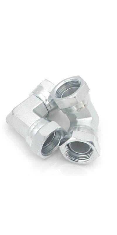 90° Elbow BSP Female 60° Cone  Swivel Fitting 3B9