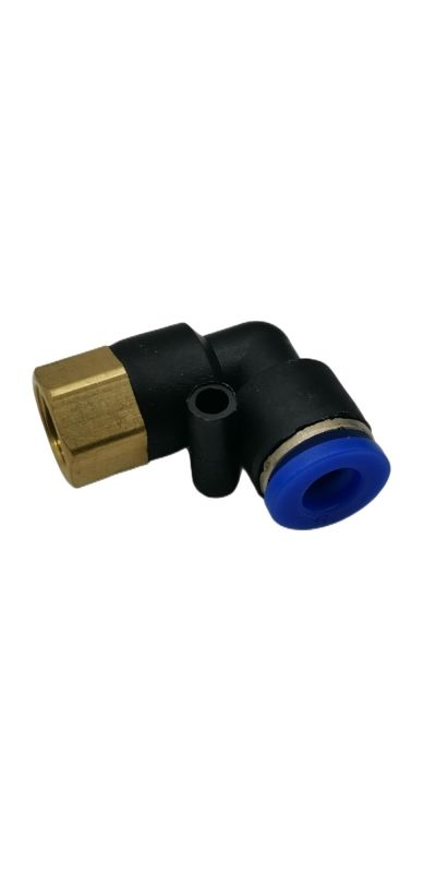 Female Elbow Pneumatic Push-In Fitting PLF
