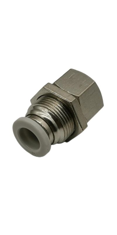 Bulkhead Female Connector Pneumatic Push-In Fitting, Pneumatic One-touch Fitting  PMF